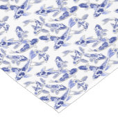 Blauw en witte koi korte tafelloper (Hoek)