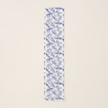 Blauw en witte koi sjaal<br><div class="desc">Deze modieuze print is voorzien van blauwe en witte koi vis. Een stijlvolle manier om je garderobe aan te kleden.</div>