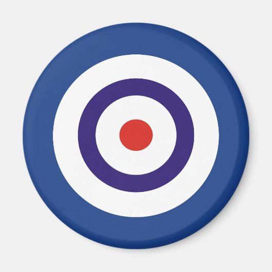 BLAUW EN WITTE MAGNEET (Voorkant)