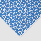 BLAUW- EN WITTE PAISLEY-PATRONEN TISSUEPAPIER (Detail)