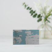 Blauw- en witte pillen visitekaartje (Staand voorkant)