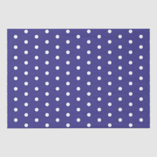 Blauw- en witte poka-vlek tissuepapier