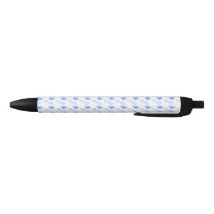 Blauw- en witte pokken Inkt Pen