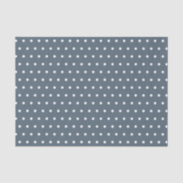 BLAUW- EN WITTE POLKA-DOTS TISSUEPAPIER