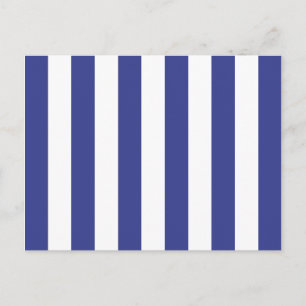 Blauw en witte strepen briefkaart