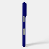 Blauw en witte strepen patroon gepersonaliseerd Case-Mate iPhone case (Achterkant / Rechts)