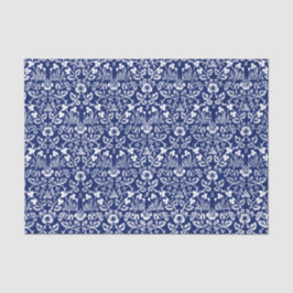 BLAUW EN WITTE William Morris ONTWERPweefselpapier Tissuepapier