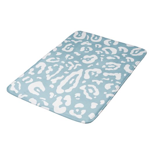 Blauw- en wittekaart badmat (Gekanteld)