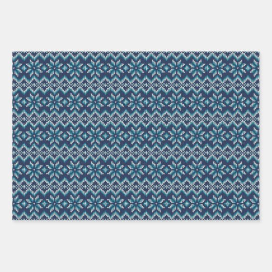 Blauw- en wittekiemen inpakpapier vel (Voorkant)