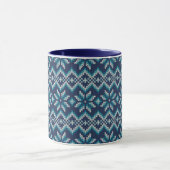 Blauw- en wittekiemen mok (Midden)