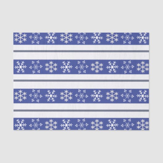 Blauw- en wittekruitpapier tissuepapier (Voorkant)