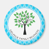 Blauw- en wittestoptastenreeks - Réunion Magnet (Voorkant)