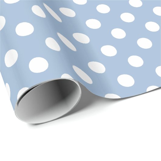 Blauw- en witwandelpapier cadeaupapier (Rol Hoek)