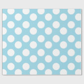 Blauw- en witwandelpapier cadeaupapier (Vlak)