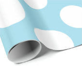 Blauw- en witwandelpapier cadeaupapier (Rol Hoek)