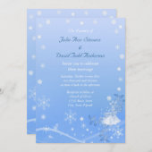 Blauw- en witwinterhuwelijk kaart (Voorkant / Achterkant)