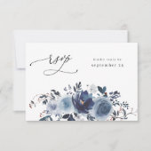 Blauw- en zeeminesluiting met korps RSVP kaartje (Voorkant)