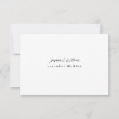 Blauw- en zeeminesluiting op meel RSVP Kaartje (Achterkant)