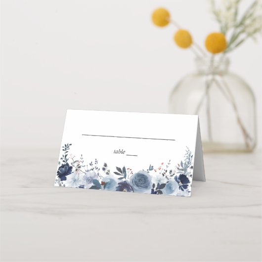 Blauw- en zeeminkel plaatskaartje (Voorkant)