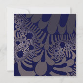 Blauw en zilver kaart (Voorkant)