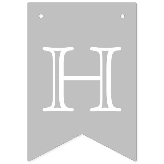 Blauw en zilver Prettige feestdagen Vlaggetjes (Tweede vlag)