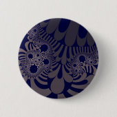 Blauw en zilver ronde button 5,7 cm (Voorkant)