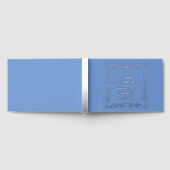 Blauw en zilverfolie 10e Jubileum Gastenboek (Volledig)