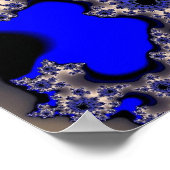 Blauw- en zilveroog poster (Hoek)