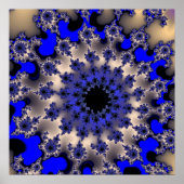 Blauw- en zilveroog poster (Voorkant)