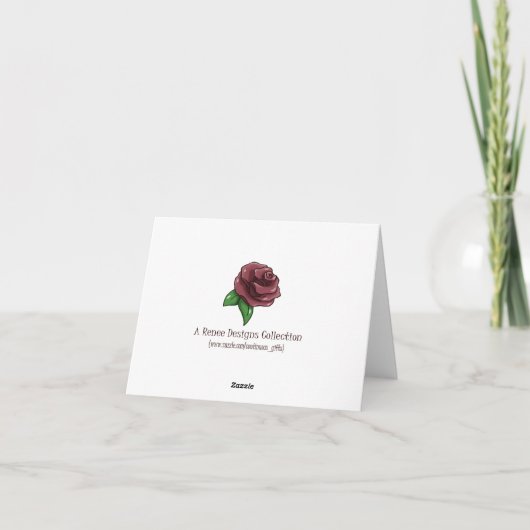 Blauw en zwart 2025 bedankkaart (Achterkant)