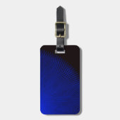 blauw en zwart bagagelabel (Voorkant verticaal)
