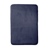 Blauw en zwart effen effen kleur badmat (Voorkant Verticaal)