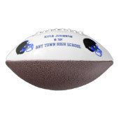 Blauw en zwart Gepersonaliseerd Football (Gedraaid 270)