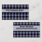 Blauw en zwart geplakt Visitekaartje (Voorkant / Achterkant)