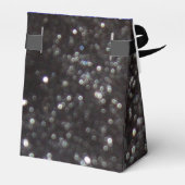 Blauw en zwart glitter Patroon voor doos Bedankdoosjes (Achterkant)