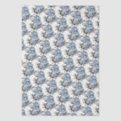 Blauw en zwart Groot Dane Tissuepapier  (Voorkant)