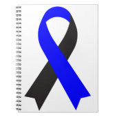 Blauw en zwart in geheugen van mannelijk liefste é notitieboek (Voorkant)