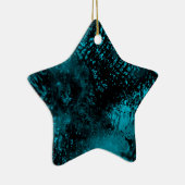Blauw en zwart keramische decoratie (Rechts)