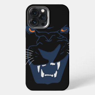 Blauw en zwart Panther iPhone 13 Pro Max Hoesje