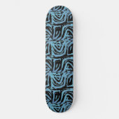 Blauw en zwart skateboard (Voorkant)