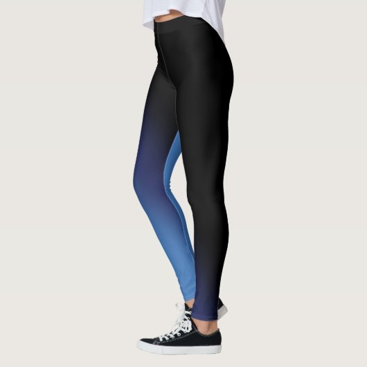 Blauw en zwart verloop leggings (Links)