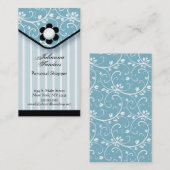 Blauw en zwart Visitekaartje (Voorkant / Achterkant)