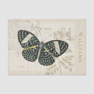  blauw- en zwart-witpapier tissuepapier