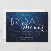 Blauw en zwart Witte teksten, Vrijgezellenfeest Kaart (Voorkant)