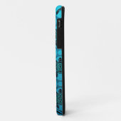 Blauw en zwart Zee Case-Mate iPhone Case (Achterkant/links)