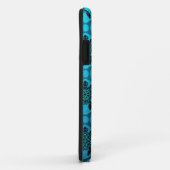 Blauw en zwart Zee Case-Mate iPhone Case (Achterkant/rechts)