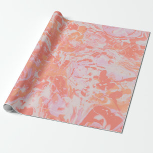 BLAUW EN ZWARTE ABSTRACTE VERDELING CADEAUPAPIER
