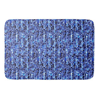 Blauw en zwarte Cheetah Print Bath Mat