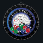 Blauw- en zwarte pokerklep dartbord<br><div class="desc">Blue and Black Vegas Poker Dart Board. 📌 99% van mijn design in mijn winkel zijn in lagen gedaan. Dit maakt het voor u gemakkelijk resize en beweegt de grafiek en de tekst rond zodat het elk product perfect zal passen. U kunt ook het "ONTWERP OVERDRAGEN" op andere Zazzle-producten en...</div>