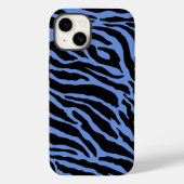 Blauw- en zwarte vingerafdrukken Case-Mate iPhone case (Achterkant)